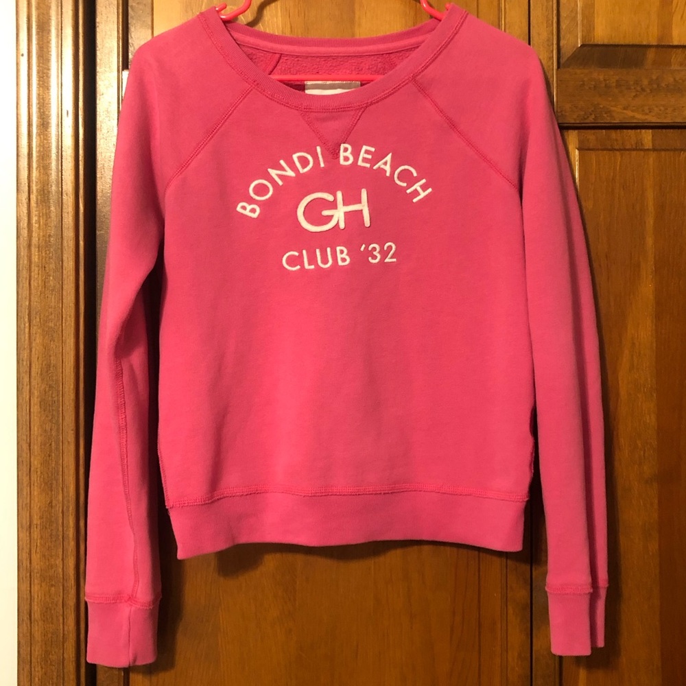 Gilly Hicks Crew Neck Sweatshirt Pink Size Small - Picture 5 of 5
